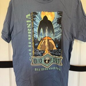 Anvil Blue Adventure Graphic Tee Short Sleeve